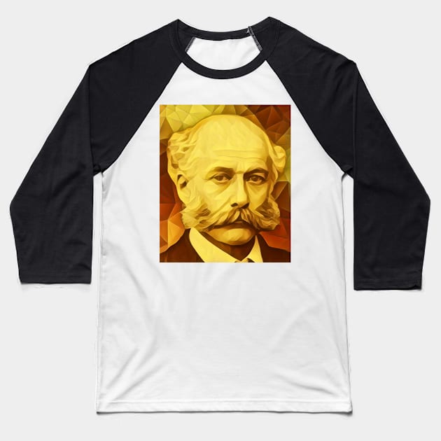 Joseph Bazalgette Golden Portrait | Joseph Bazalgette Artwork 8 Baseball T-Shirt by JustLit